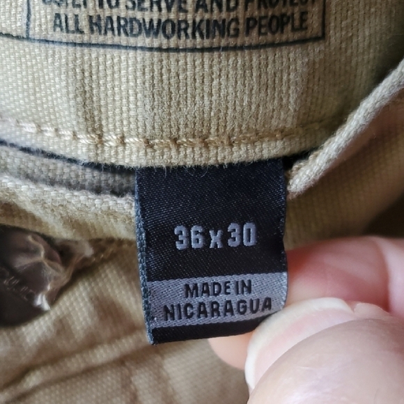 Carhartt Tan Chinos Relaxed Fit Work Wear - Picture 4 of 9